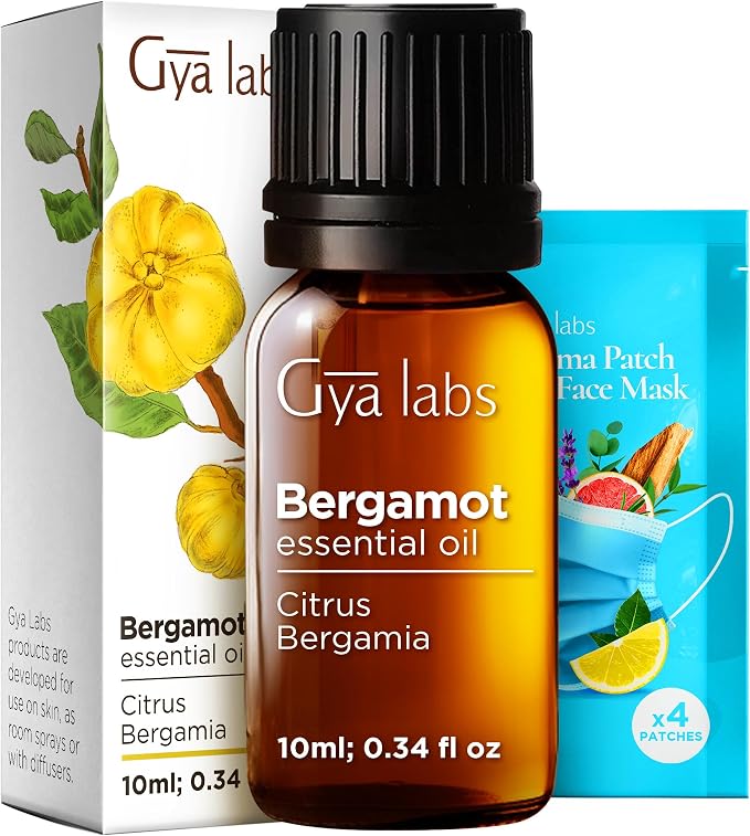 100% Pure Bergamot Essential Oil by GyaLabs