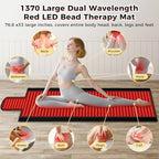 LITDUCK Body Red Light Therapy Mat, Eligible Red Light Therapy Blanket - Image 5
