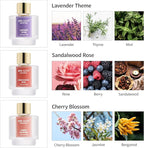 Airkeep Reed Diffuser Set of 3, Lavender Thyme Sandalwood Rose Cherry Blossom - Image 2