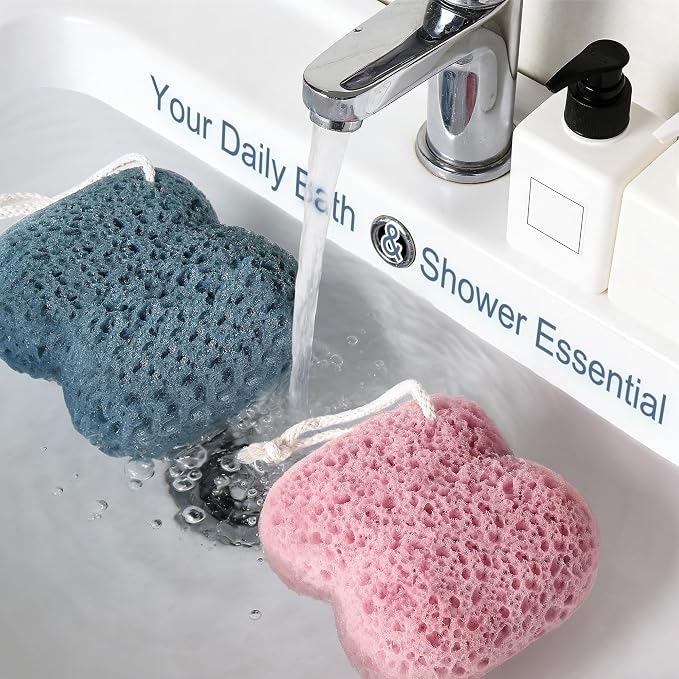 Bath Sponge for Shower Exfoliating, Soft Loofah Sponge Bath Foam for Gentle - Image 6