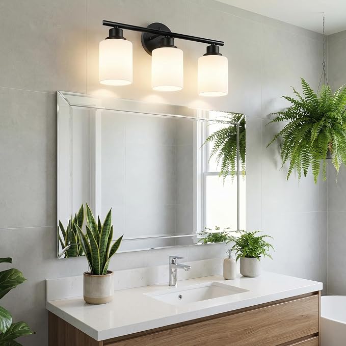 Unicozin 3 Light Bathroom Light Fixtures, Modern Vanity Lights - Image 8
