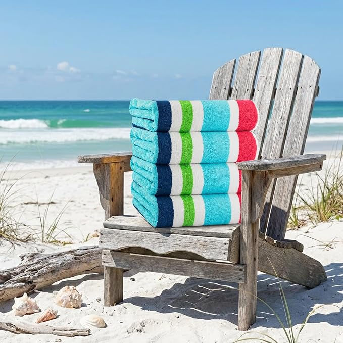 CASA COPENHAGEN Monaco Beach Towels Designed in Denmark Rough and Tough - Image 5