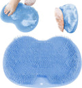 Shower Foot Scrubber, Wall Mounted Bath Massage Pad, Back Scrubber Back by Unknown