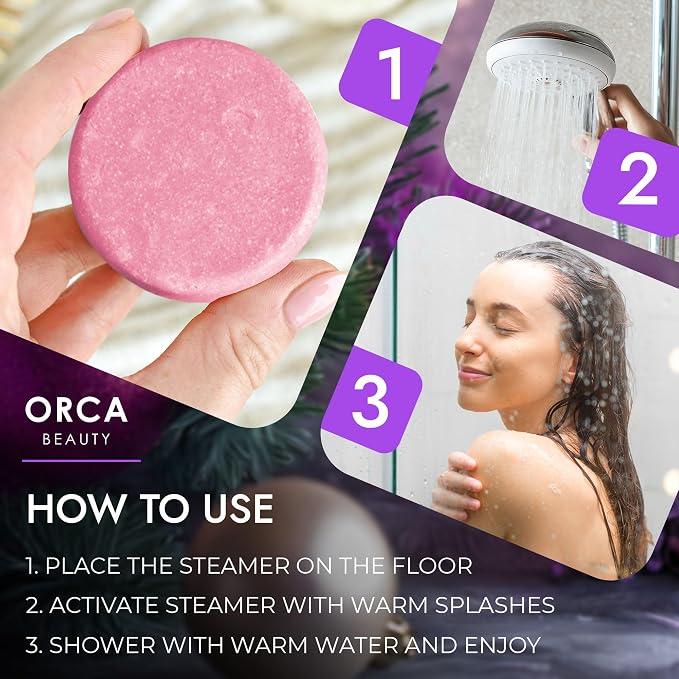 8-Pcs Shower Steamers Aromatherapy & Scented Candle - Image 6
