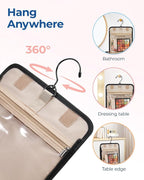 BAGSMART Hanging Travel Toiletry Bag, Large Capacity Water-resistant Cosmetic - Image 7