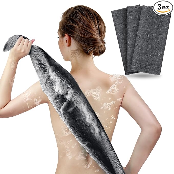 ARCH&M Exfoliating Washcloth, Japanese Bath Towel, Korean Exfoliation Scrub by ARCHM