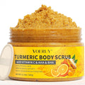 VOERUY Turmeric Body Scrub, 10% AHA/BHA & Vitamin C Exfoliating Body Scrub by VOERUY