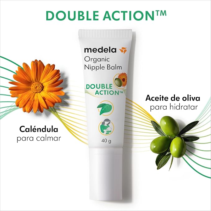 Medela Organic Nipple Cream & Pumping Lubricant, Soothes & Nourishes - Image 2