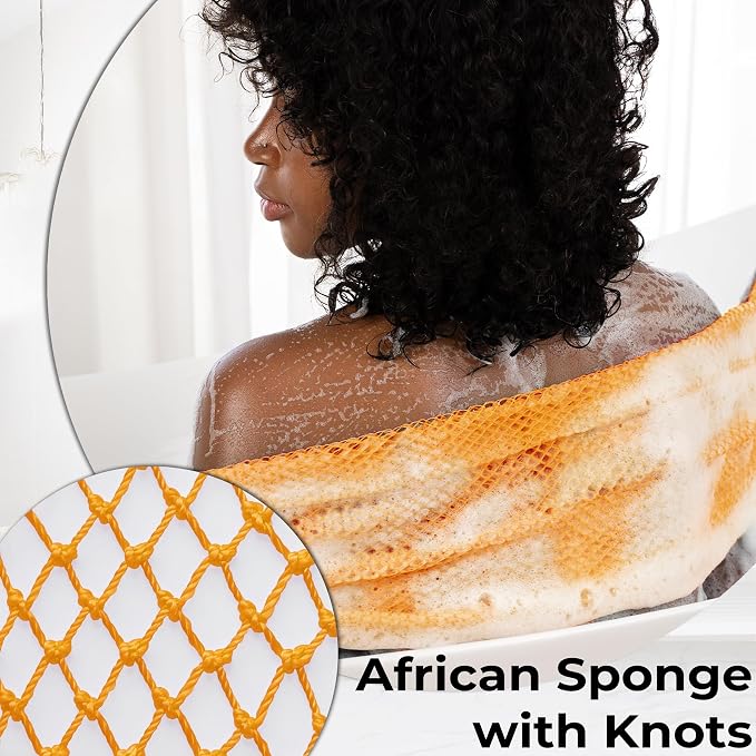 Authentic African Net Sponge Red Forest York Forest - Image 5