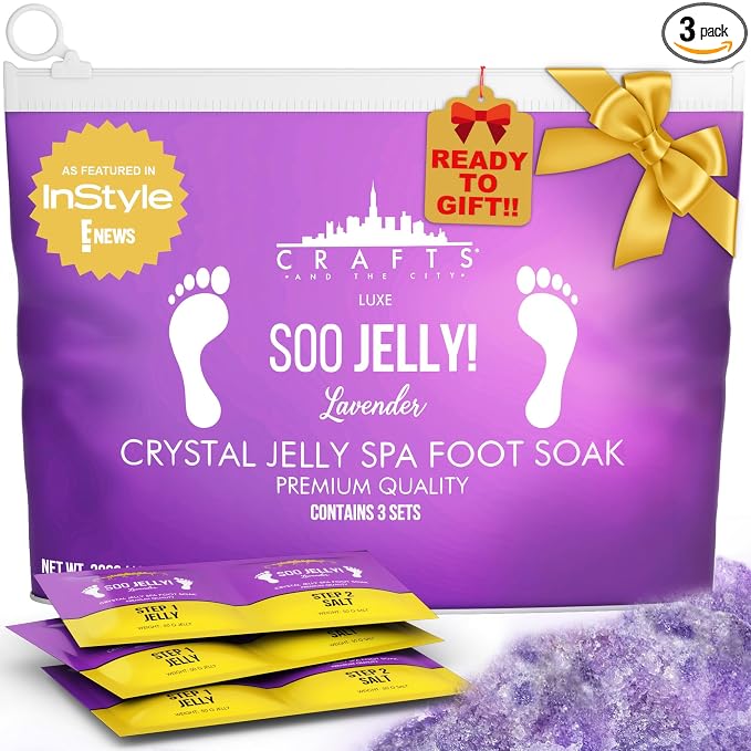 Crafts And The City SOO Jelly Pedicure Packs by CRAFTSANDTHECITY