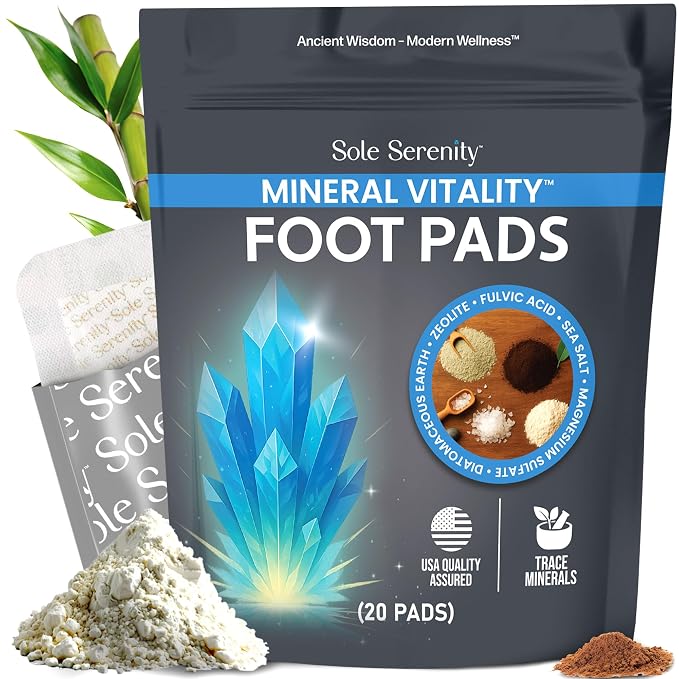Sole Serenity Foot Pads with Trace Minerals, Fulvic Humic Acid, Diatomaceous - Image 8