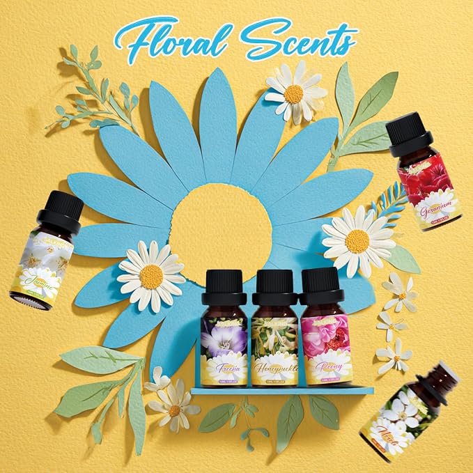 SALKING Essential Oils Gift Set, 100% Pure Fragrance Oil Aromatherapy Essential - Image 2