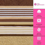 CASA COPENHAGEN He & She 4Pcs 100% Egyptian Cotton Large Designer Towels Gift - Image 4