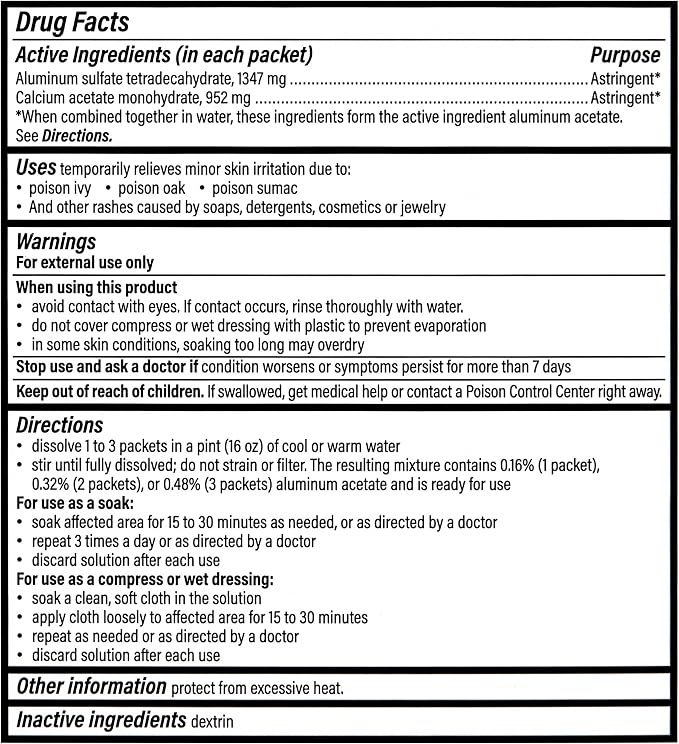 Domeboro Medicated Soak Rash Relief - Image 2