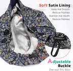 2 Pack Satin Lined Bouffant Scrub Caps - Image 3