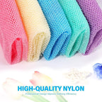 UJFQBH 5 Pieces African Bath Sponge African Net Long Net Bath Sponge - Image 4