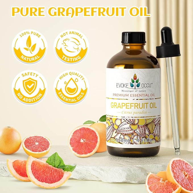 EVOKE OCCU 100% Pure Grapefruit Essential Oil - Image 6