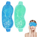 candyfouse 2Pack Cold Cooling Eye Mask, Reusable Hot Colder Therapy Gel Bead by candyfouse