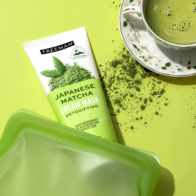 Freeman Exotic Blends Detoxifying Japanese Matcha Cream Facial Mask, 6 fl.oz./ - Image 8