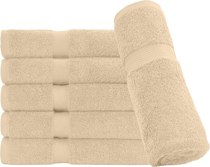 HERCULEAN Premium Bath Towels 24 x 48 Pack of 6 | Quick Dry and Highly - Image 5