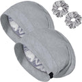 Satin Bonnet for Sleeping Night Cap, Adjustable Satin Lined Silk Bonnets Sleep by ROYBENS