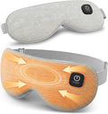 Cordless Heated Eye Mask with 1500mAh Large Battery, 4 Heat Levels & 100% by REFDAQ