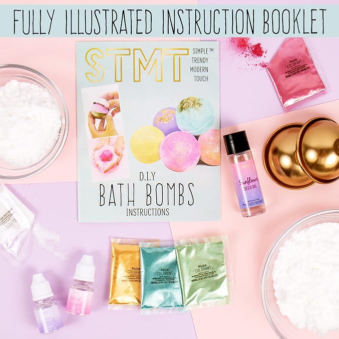STMT Self-Love Club D.I.Y. Bath Bombs by Horizon Group USA, Create 5 Bath Bombs - Image 4