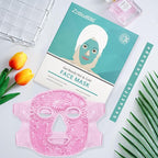 ZNÖCUETÖD Face Ice Mask Facial Ice Packs Gel Hot Cold Compress - Image 2