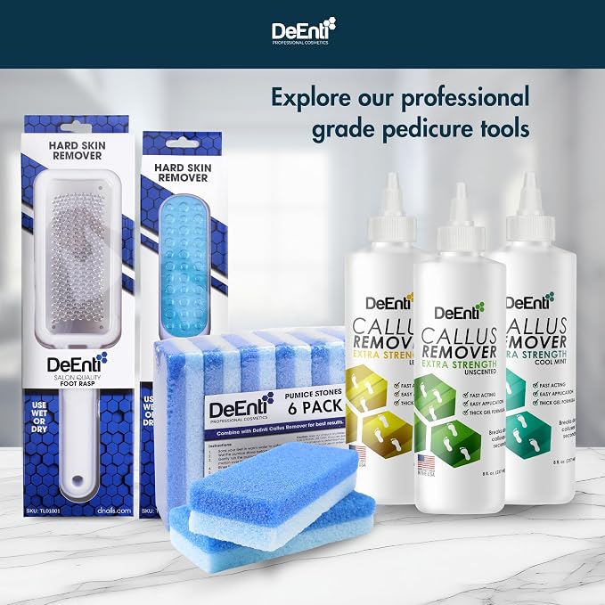 DeEnti Metal Foot Rasp, Salon Quality Callus Remover, Lightweight Foot Scrubber - Image 6