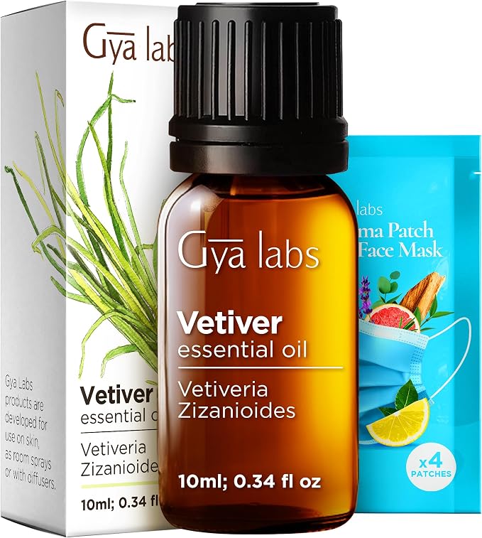 100% Pure Vetiver Essential Oil by GyaLabs