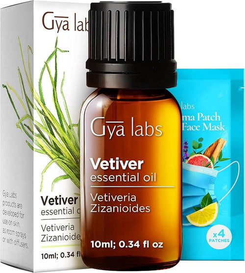 100% Pure Vetiver Essential Oil by GyaLabs
