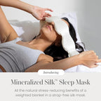 Nodpod Mineralized Silk Gentle Pressure Sleep Mask - Image 2
