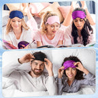 Cutecrop 12 Pcs Silk Sleep Masks Soft Satin Eye Masks - Image 7