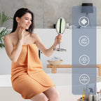 POLYTE 430 GSM Microfiber Oversize Quick Dry Lint Free Bath Towel, 60 x 30 in - Image 6