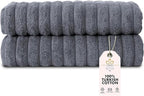 Classic Turkish Towels CTT Premium 2 Pack Bath Towels Set, Made by ClassicTurkishTowels