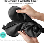 YFONG Cordless Heated Eye Mask for Dry Eyes, Warm Eye Compress for Stye - Image 5