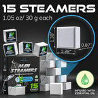 Shower Steamers for Men 15 Pack Menthol Aromatherapy Shower Steamers, Strong - Image 6
