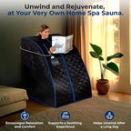 SereneLife Compact & Portable Infrared Steam Sauna, Personal Spa Style Sauna - Image 6