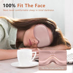 Sleep Mask for Side Sleeper Women Men, Eye Mask for Sleeping Light Blocking - Image 5