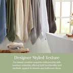 Springtree Home 100% Cotton Bath Towel Set of 4 | Super Soft & Absorbent - Image 4