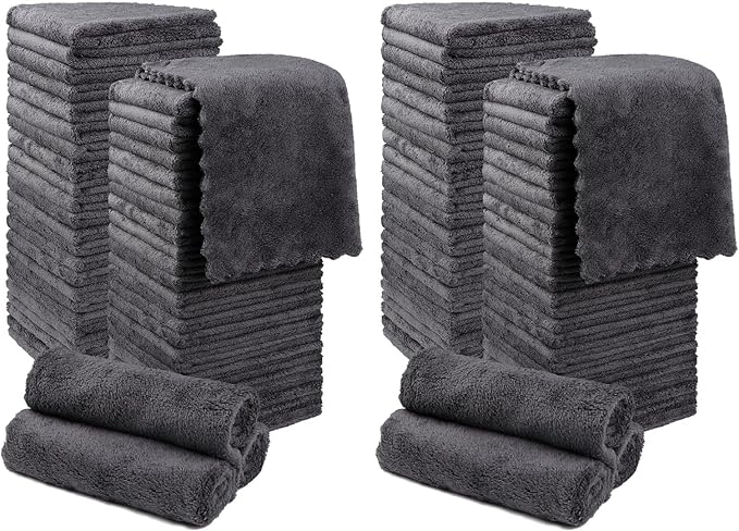 Orighty Washcloths 96 Pack, Ultra Soft Face Cloths 12 x 12 inch, Absorbent & by AllRightinOrighty
