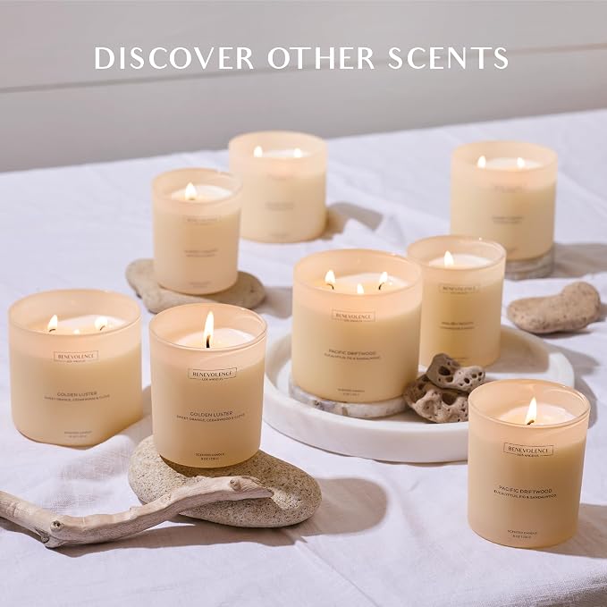 Patchouli & Ebony – Benevolence LA 3-Wick Fall Scented Candle - Image 7