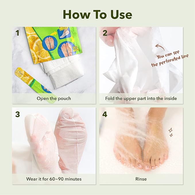 Purederm Shiny & Soft Foot Peeling Mask - Image 5