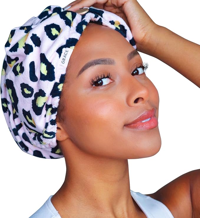 GRACE & COMPANY Luxe Micro-Cotton Hair Towel Wrap by GRACECOMPANY