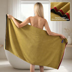 REDKISS 100% Cotton 2 Pack Luxury Bath Towels 27 x 54 Inches, Oversized Bath - Image 2