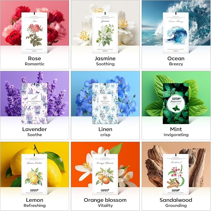 MYARO 20 Packs Fresh Linen Sachets - Image 7