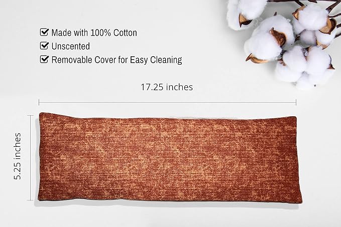 Microwavable Corn Filled Heating Pad and Cold Pack/Washable 100% Cotton Cover - Image 2
