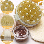 Bamboo Dry Body Brushes, Dry Body Scrubber - Image 3