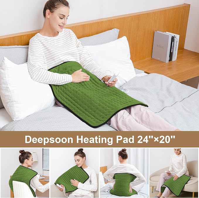 Deepsoon Heating Pad, Electric Heating Pads - Image 2