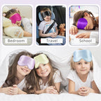 Kids Sleep Mask Eye Cover, 100% Real Natural Pure Silk Eye Mask - Image 7